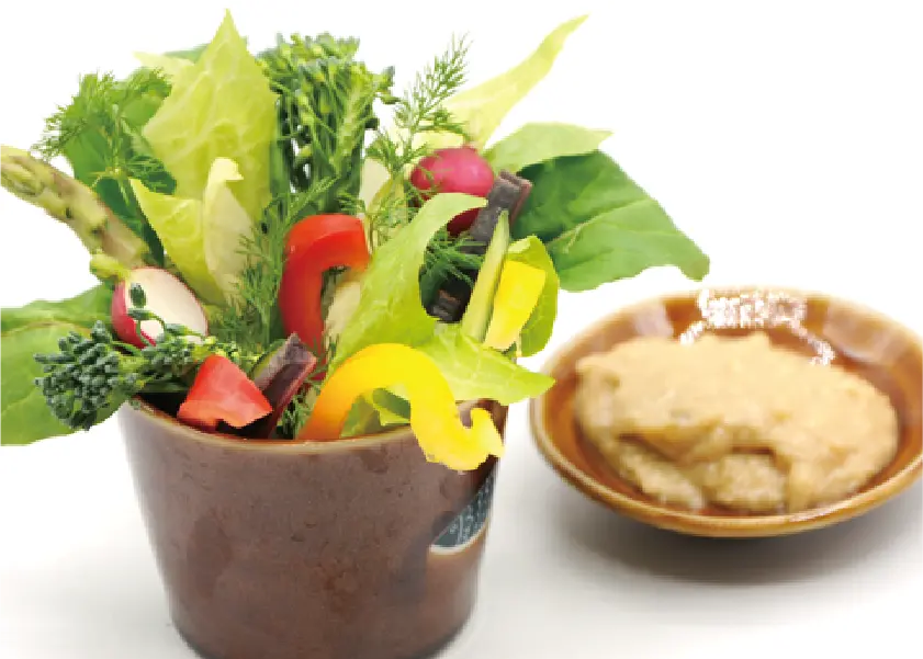 自家製バーニャカウダと彩り野菜