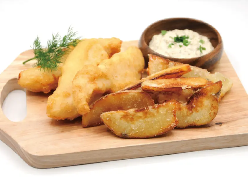 自家製フィッシュ＆チップス