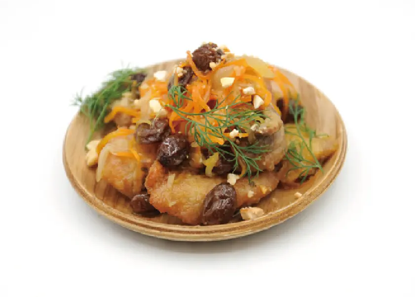 鮮魚のエスカベッシュ（白身魚の南蛮漬け）